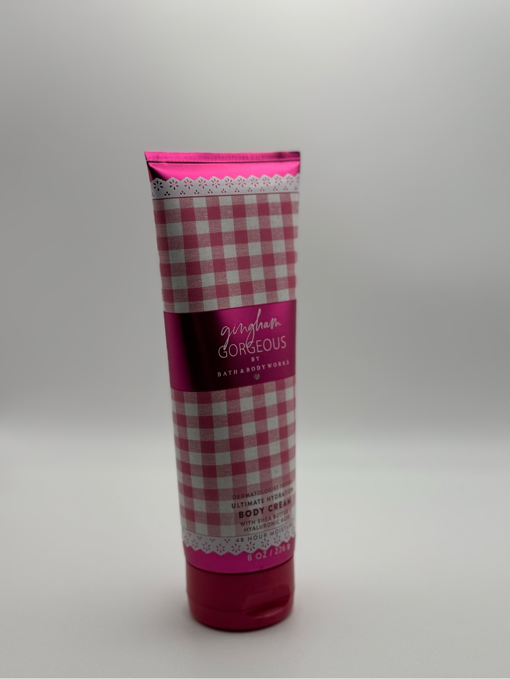 Bath & Body Works Pink Gingham Body Cream